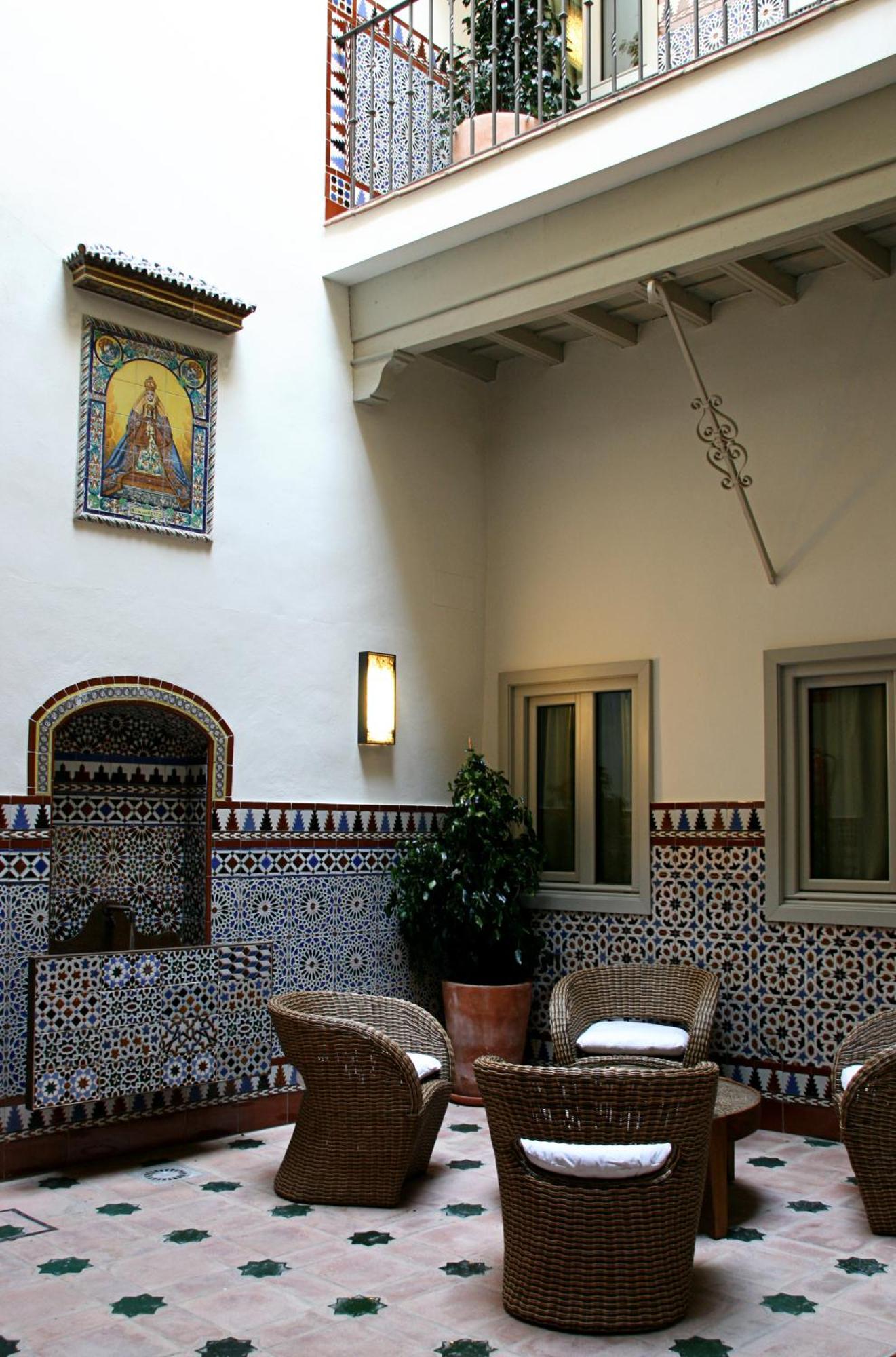 Hotel Boutique Casas De Santa Cruz Sevilla Inreriör bild